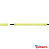 Rostirón, filctoll 1mm, STABILO Pen 68 neon sárga