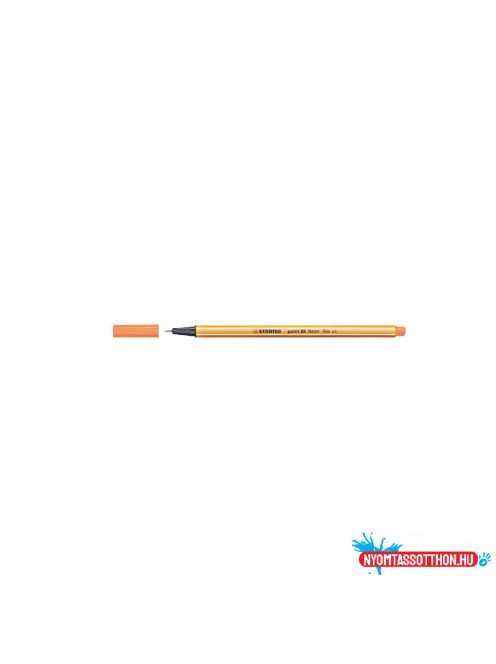 Rostirón, tûfilc 0,4mm, STABILO Point 88 neon narancs