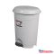 Szemetes kuka pedálos mûanyag 22 literes szürke UP128