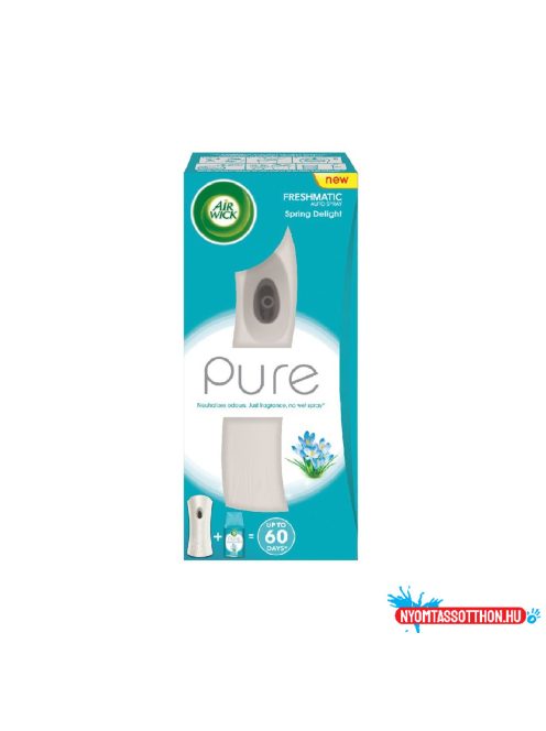 Légfrissítő készülék utántöltővel 250 ml AirWick Freshmatic Pure Spring Delights/Tavaszi szellő