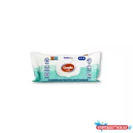  Nedves törlõkendõ fertõtlenítõ hatással 64 lap/csomag Bradolife