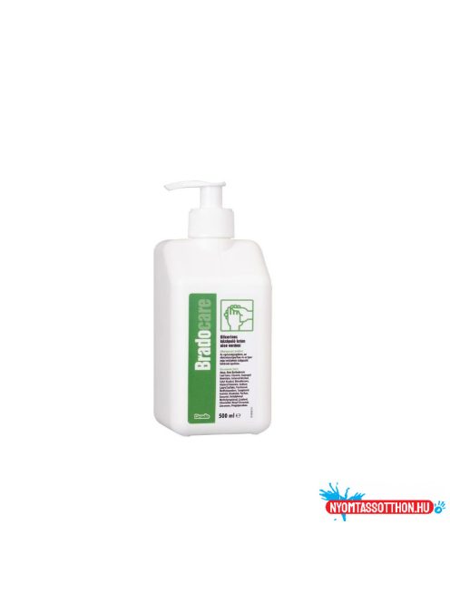 Kézbalzsam pumpás 500 ml glicerines aloe verával Bradocare