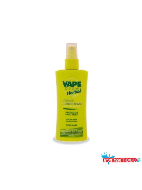 Kullancs- és szúnyogriasztó pumpás spray 100 ml Herbal Vape Derm