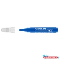 Textilmarker 1-3 mm kerek ICO T-SHIRT XXL kék