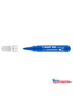 Textilmarker 1-3 mm kerek ICO T-SHIRT XXL kék