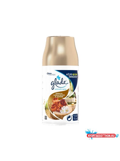 Légfrissítő elektromos utántöltő 269 ml Automatic Spray Glade® Bali szantálfa és jázmin