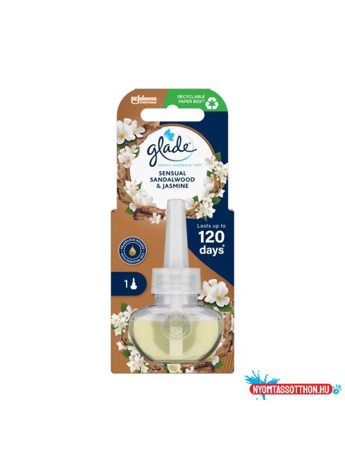 Légfrissítő elektromos utántöltő 20 ml Glade® Bali szantálfa és jázmin