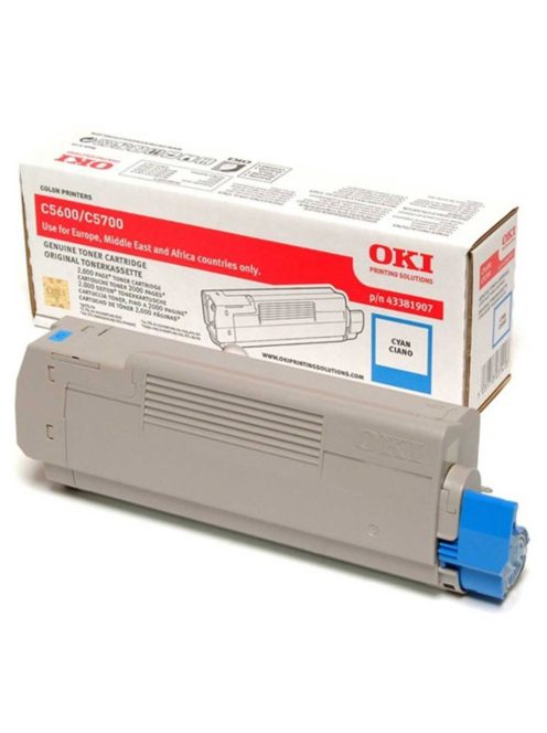 Oki C5600 Toner Cyan 2.000 oldal (Eredeti)