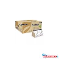   Kéztörlõ 2 rétegû V hajtogatású havanna barna 190 lap/csomag