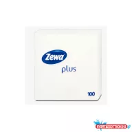 Szalvéta 1 rétegû fehér 100 lap/csomag Plus Zewa