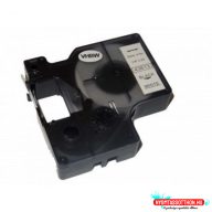 DYMO D1 6mm x 7 m fehér-fekete 43613 (utángyártott)