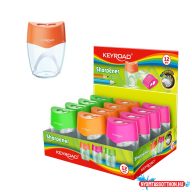   Hegyezõ 2 lyukú tartályos 12 db/display Keyroad Mellow 2 vegyes színek