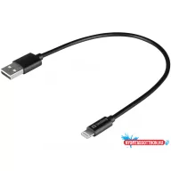 Sandberg USB>Lightning MFI 0.2m Black