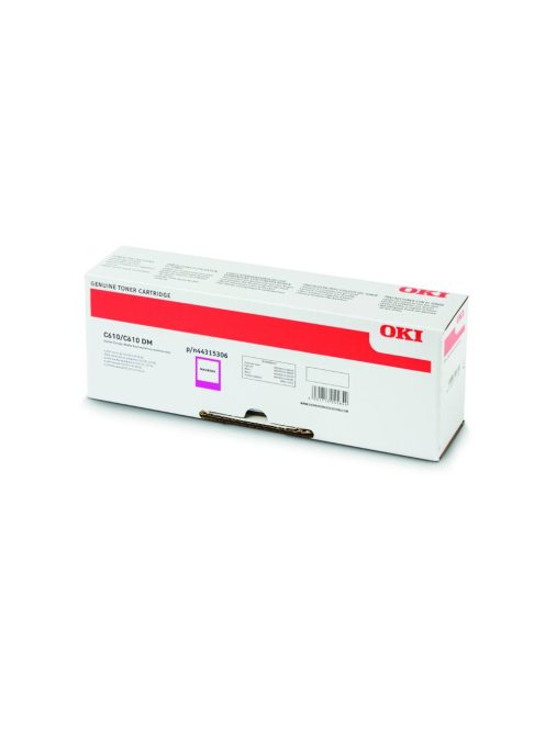 OKI C610 Toner Magenta 6.000 oldal (Eredeti)