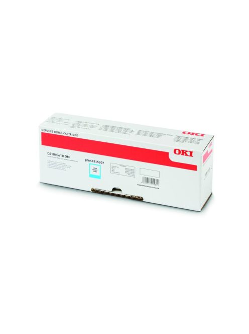 OKI C610 Toner Cyan 6.000 oldal (Eredeti)