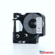   Utángyártott DYMO D1 12mm x 7 m fehér-fekete D45013 12mm x7m IK