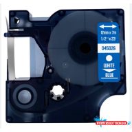 Utángyártott DYMO D1 45026 12mm x 7 m kék-fekete