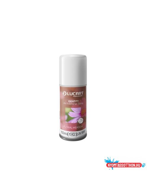 Légfrissítõ spray utántöltõ 100 ml rózsaszín Floral Meadow Lucart_892366