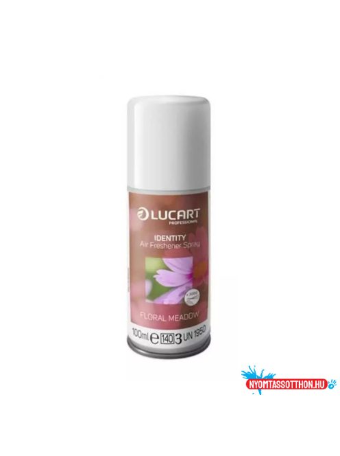 Légfrissítő spray utántöltő 100 ml rózsaszín Floral Meadow Lucart_892366