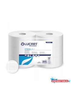   Toalettpapír 2 rétegû közületi átmérõ: 26 cm hófehér 6 tekercs/csomag Strong 26 J Lucart  _812204J