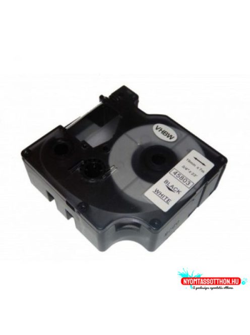 DYMO D1 19mm x 7 m fehér-fekete 45803 (utángyártott)