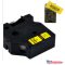 Utángyártott DYMO D1 45808 19mm x 7m fekete-sárga #S0720880