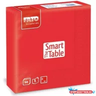   Szalvéta 2 rétegû 33 x 33 cm 50 lap/cs Fato Smart Table piros_82621700