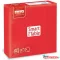 Szalvéta 2 rétegû 33 x 33 cm 50 lap/cs Fato Smart Table piros_82621700