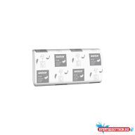   Kéztörlõ V hajtogatású 2 rétegû 150 lap/csomag hófehér