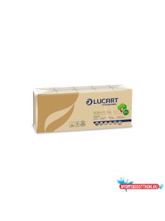   Papírzsebkendõ 4 rétegû havanna barna 9 lap/cs 10 cs/csomag EcoNatural 90 F Lucart_843166J