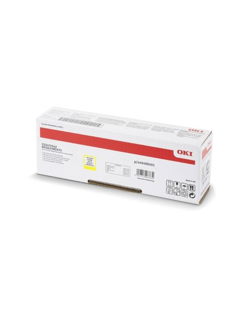 Oki C532/C542 Toner Yellow 1.500 oldal (Eredeti)