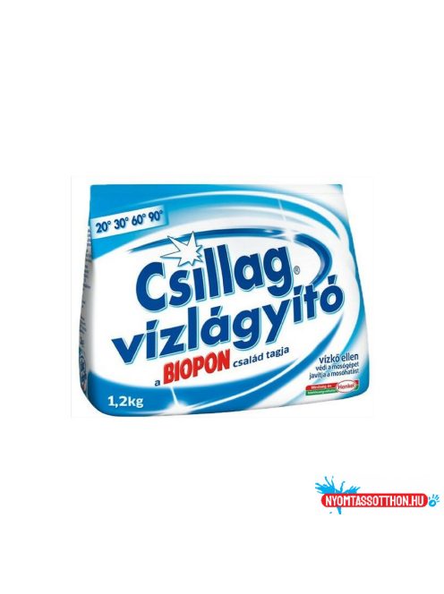 Vízlágyító 1,2 kg Biopon Csillag