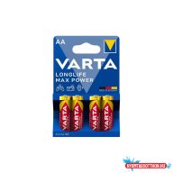 Elem AA ceruza LR06 Longlife max Power 4 db/csomag*, Varta