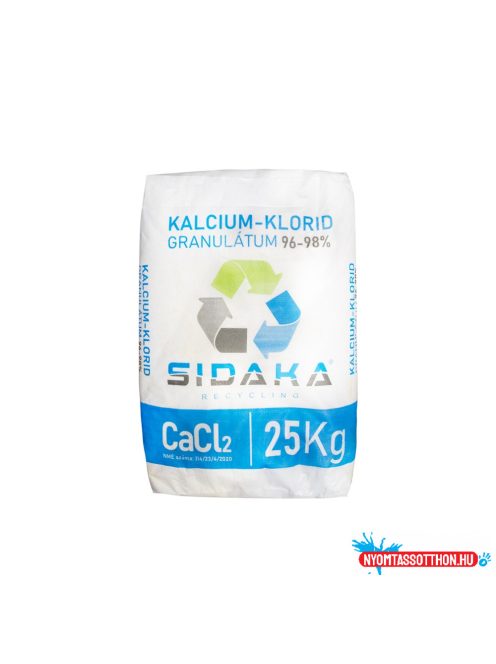 Útszóró/jégmentesítõ Kalcium-Klorid 25 kg 94-98 %