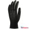 Védõkesztyû precíziós, mártott tenyérrel, fekete, 9-es méretû
