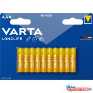 Elem AAA ceruza LR03 Longlife 10 db/csomag, Varta