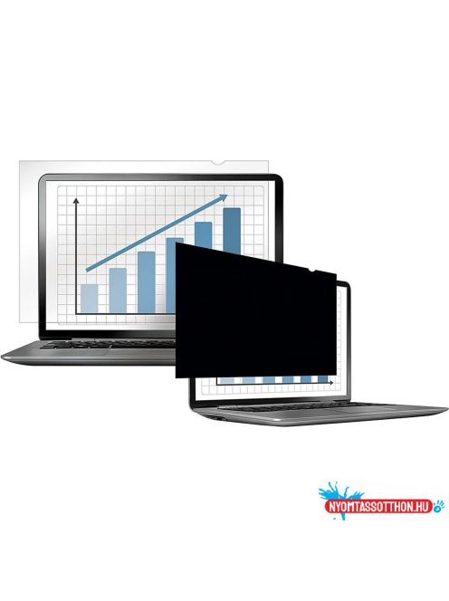 Monitorszűrő, betekintésvédelemmel, 310x173mm, 14, 16:9 Fellowes® PrivaScreen, fekete
