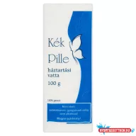 Vatta 100 g 100 % pamut Kék Pille