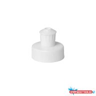 Hengeres flakonhoz push-pull kupak 28/410