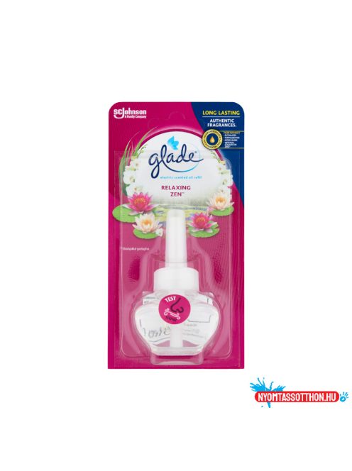 Légfrissítő elektromos utántöltő 20 ml Glade® Relaxing Zen/Japán kert