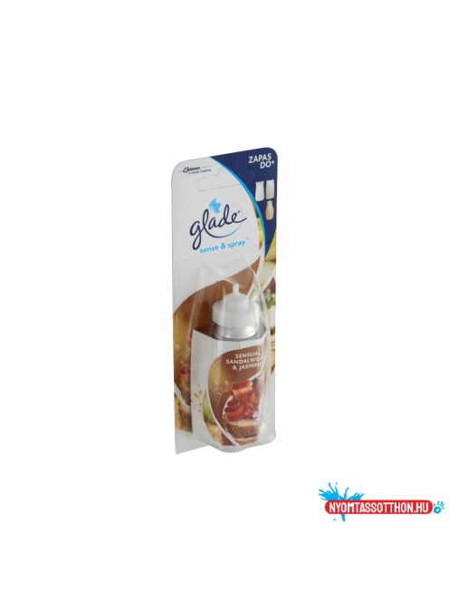 Légfrissítő utántöltő 18 ml Glade® Sense&Spray™ Sensual szantálfa és jázmin