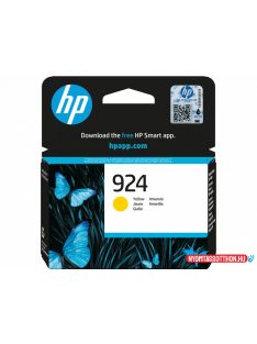 HP 4K0U5NE Tintapatron Yellow 400 oldal kapacitás No.924