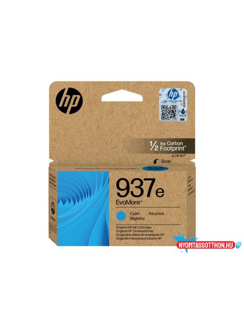 HP 4S6W6NE Tintapatron Cyan 1.650 oldal kapacitás No.937e EvoMore