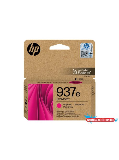 HP 4S6W7NE Tintapatron Magenta 1.650 oldal kapacitás No.937e EvoMore