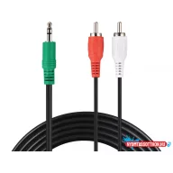 Sandberg MiniJack-M->2xRCA-M  2 m