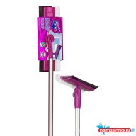   Ablaklehúzó gumis-szivacsos teleszkópos nyéllel 135 cm Parex