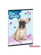 Ars Una Cuki Állatok - Francia bulldog A/5 leckefüzet