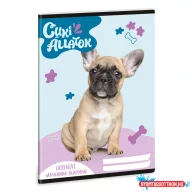 Ars Una Cuki Állatok - Francia bulldog A/5 leckefüzet