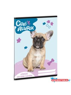 Ars Una Cuki Állatok - Francia bulldog A/5 leckefüzet