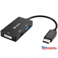 Sandberg Adapter DP>HDMI+DVI+VGA